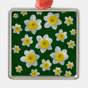 Spring Daffodils Metal Tree Decoration