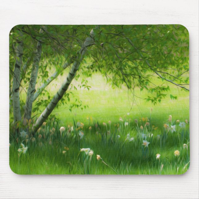 Spring Daffodils Mouse Mat (Front)