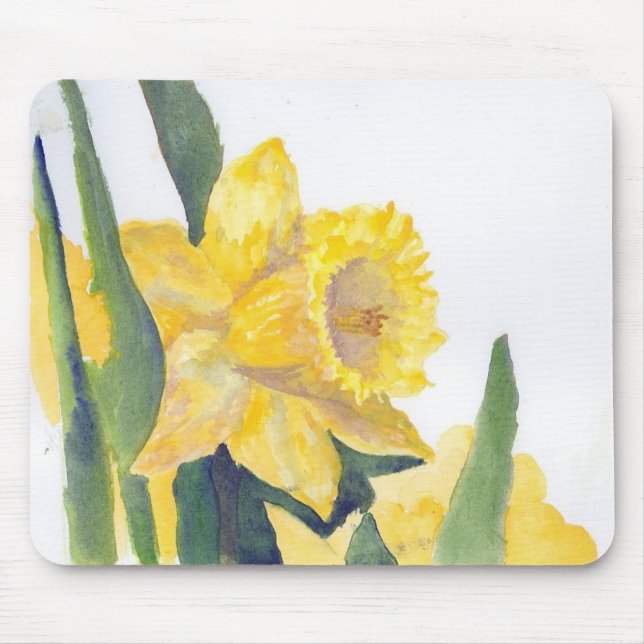 Spring Daffodils Mouse Mat (Front)