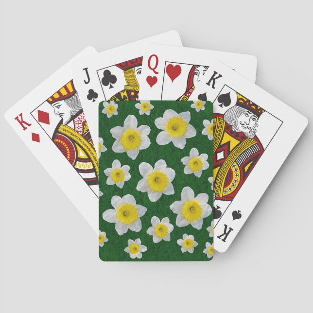 Spring Daffodils Playing Cards (Back)