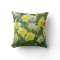 Spring daffodils print throw cushion