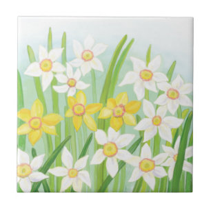 Spring Daffodils  Tile