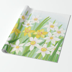 Spring Daffodils   Wrapping Paper