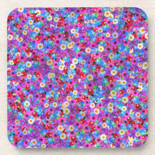 spring daisies coaster