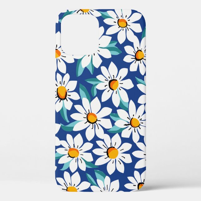 Spring daisies: trendy floral pattern. Case-Mate iPhone case (Back)