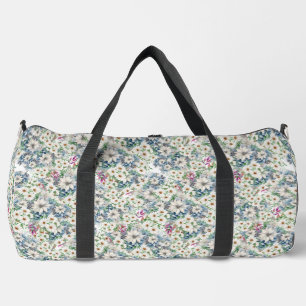 Spring Daisy Floral Design Accessory Pouch Duffle Bag