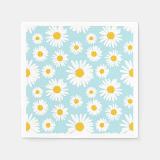 Spring Daisy Napkins Baby Shower Napkin Customise