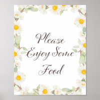 Spring Daisy Themed Bridal | Baby Shower Sign