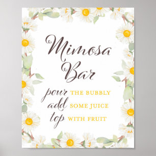 Spring Daisy Themed Bridal   Baby Shower Sign