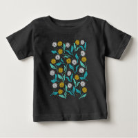 Spring Dandelion Flowers and Leaves Design