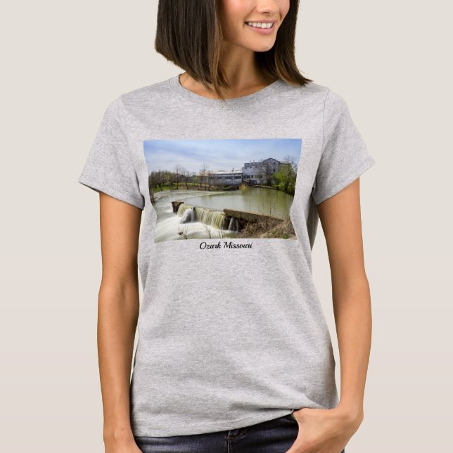 Spring Day At Ozark Mill T-Shirt (Front)