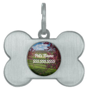 Spring Day In Rivercut Pet ID Tag