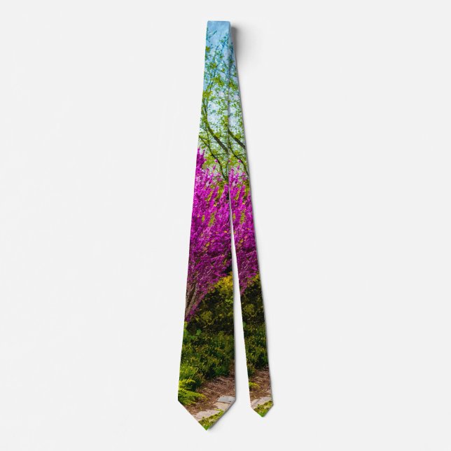 Spring Day Painterly Neck Tie (Front)