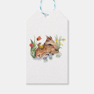 Spring Deer Gift Tags