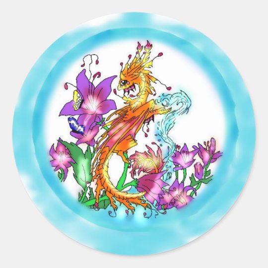 Spring dragon stickers