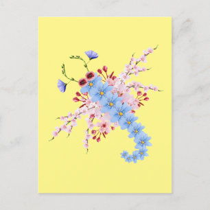 Spring Dragonfly Postcard