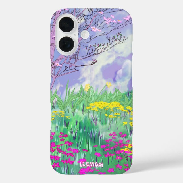 Spring Dream iPhone 16 Phone Case (Back)