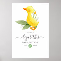 Spring Duckling Lilly of the Valley Baby Shower