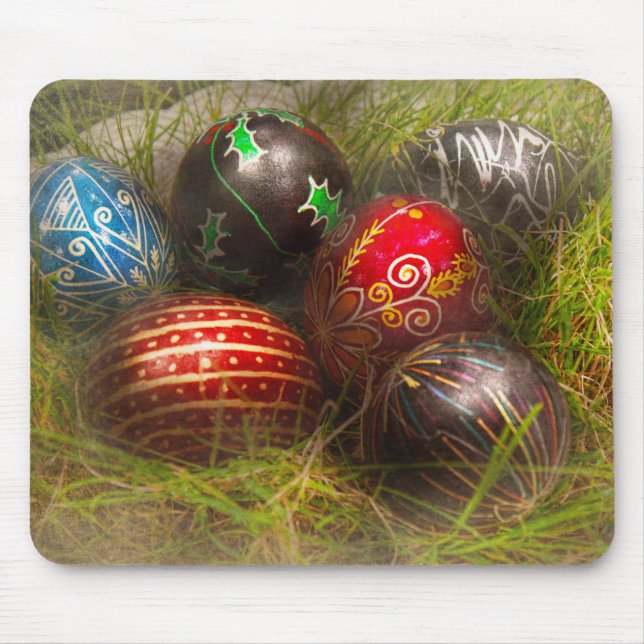 Spring - Easter - Easter Eggs Mouse Mat (Front)