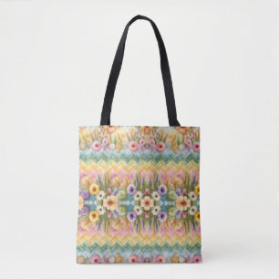 Spring Easter Joy (small pattern) Tote Bag