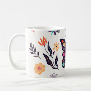 Spring Elements Butterflies Birds Flowers Coffee Mug