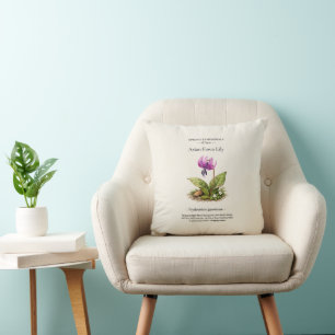 Spring Ephemerals of Japan – Asian Fawn Lily Cushion