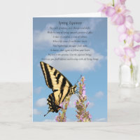 Spring Equinox Ostara Blessings Poem Butterfly Car