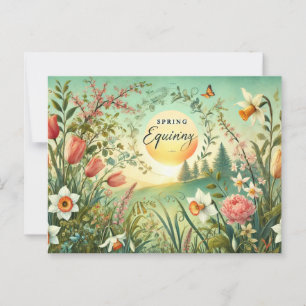 Spring Equinox Postcard
