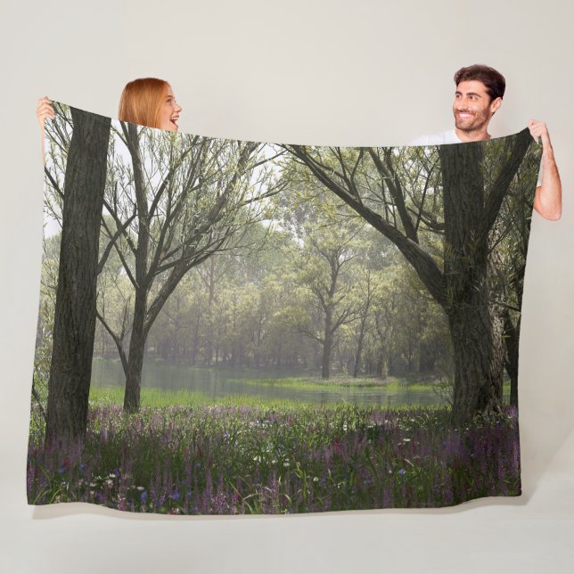 Spring Eternal Fleece Blanket (In Situ)