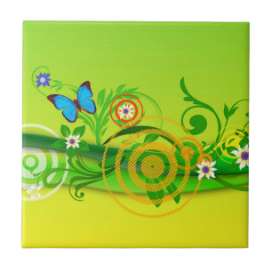 Spring Explosion Ceramic Tile