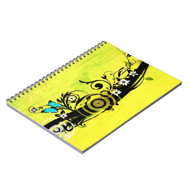 Spring Explosion Notebook (Left Side)