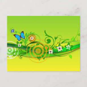 Spring Explosion Postcard