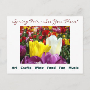 Spring Fair postcards Festivals Art Crafts Wine