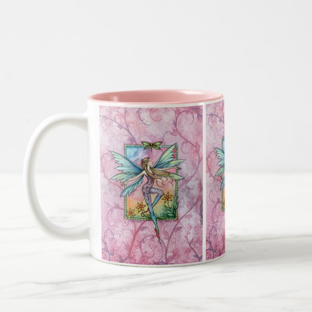 Spring Fairy Coffee Mug by Molly Harrison (Left)