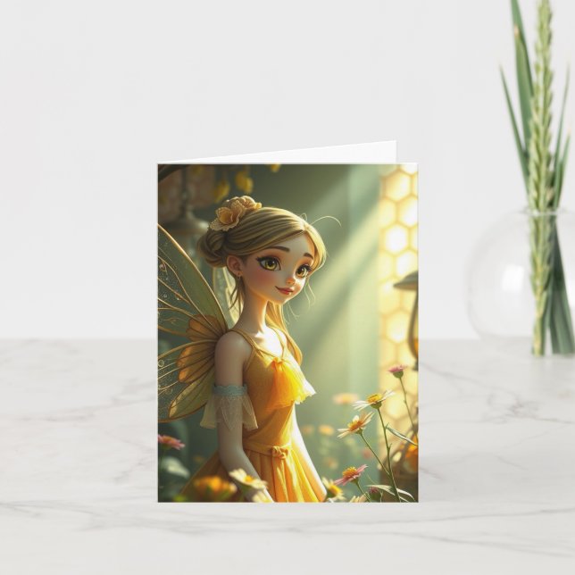  Spring Fairy Portrait Card (Front)
