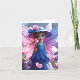 Spring Fairy Portrait Card