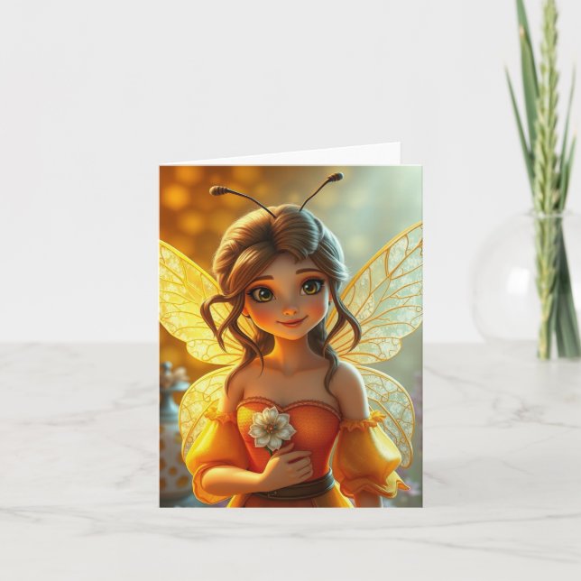 Spring Fairy Portrait Card (Front)