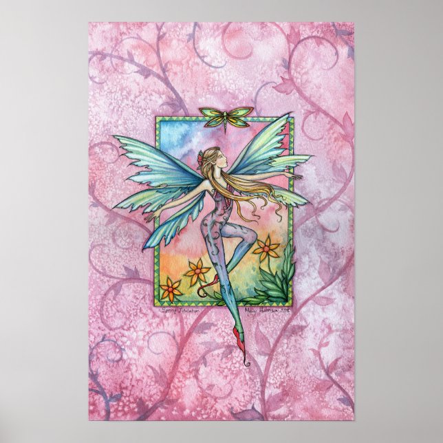 Spring Fairy Poster Print by Molly Harrison (Front)
