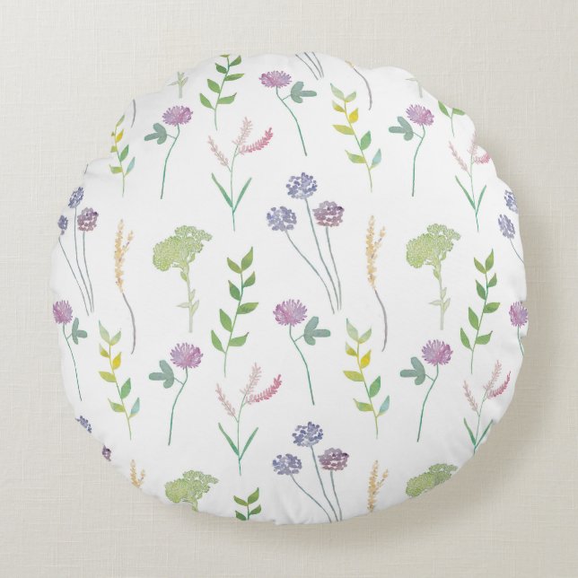 Spring Fantasy Round Cushion (Front)