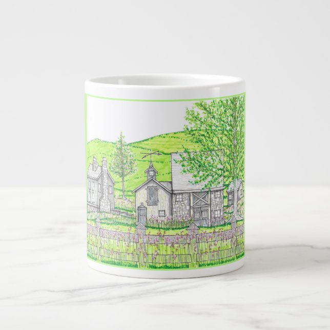 Spring Farm Jumbo Mug (Front)
