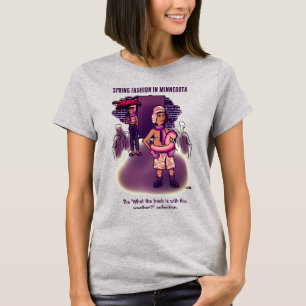 Spring Fashion Grey T-Shirt