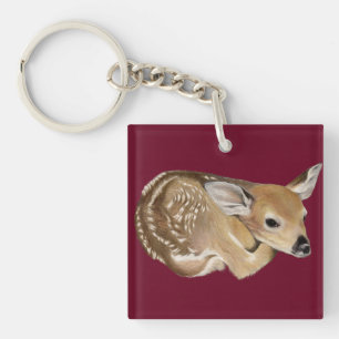 Spring Fawn Key Ring
