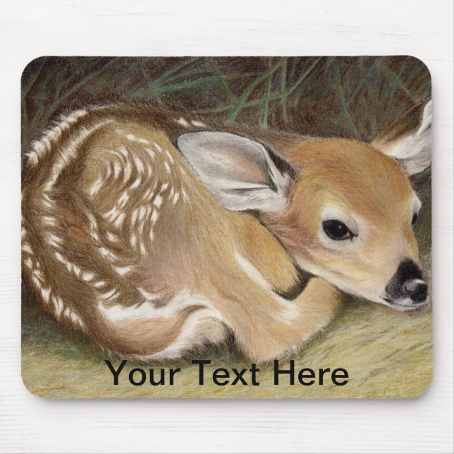 Spring Fawn Mouse Mat (Front)