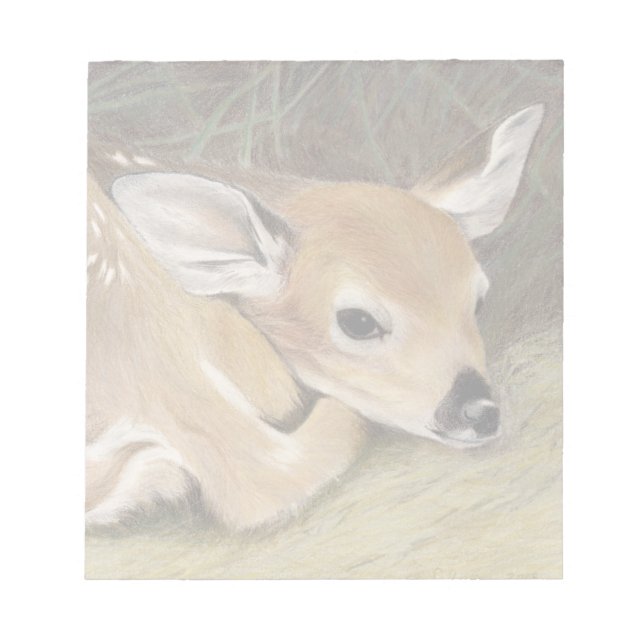 Spring Fawn Notepad (Front)