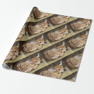 Spring Fawn Wrapping Paper