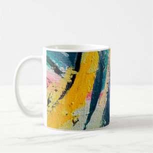 Spring Festival. Multicolored texture painting. Ab Coffee Mug