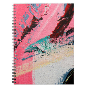 Spring Festival. Multicolored texture painting. Ab Notebook