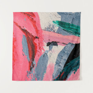 Spring Festival. Multicolored texture painting. Ab Tapestry