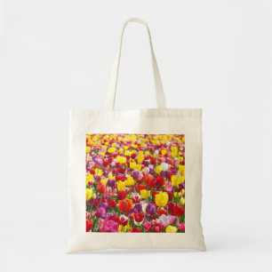 Spring Festival Tote Bags Canvas Tulip Flowers