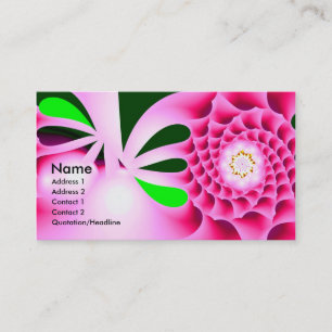 Spring Fever Colourful Abstract Business Card